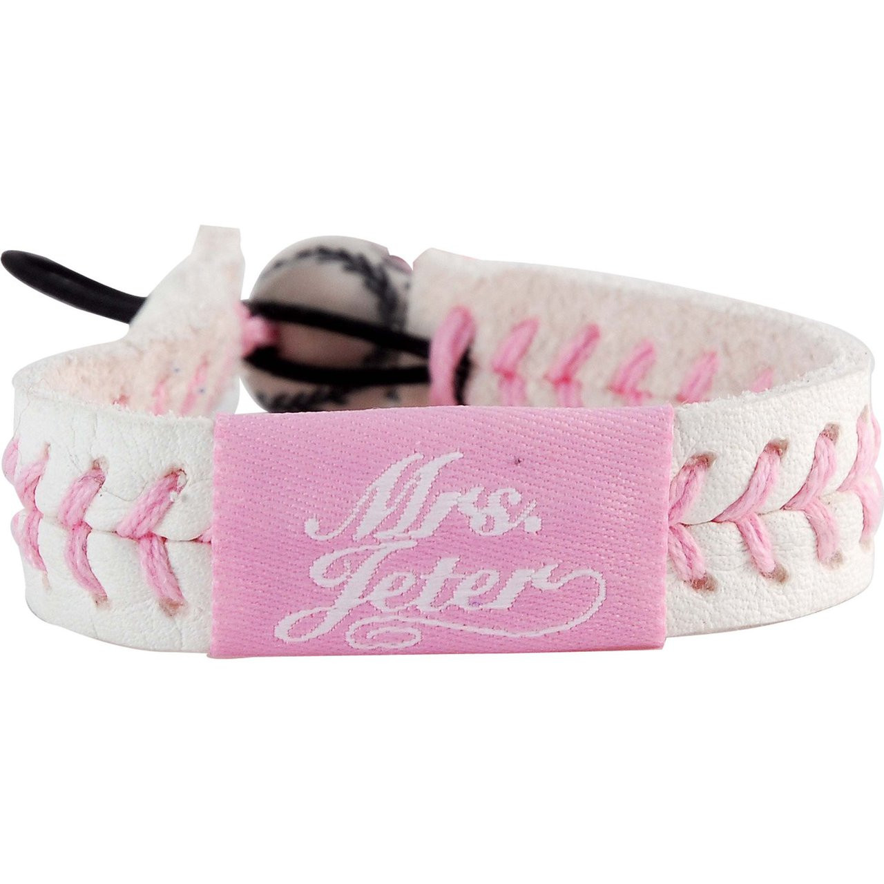 Mrs. Jeter/ New York Yankees Pink Jersey Bracelet - Caseys Distributing