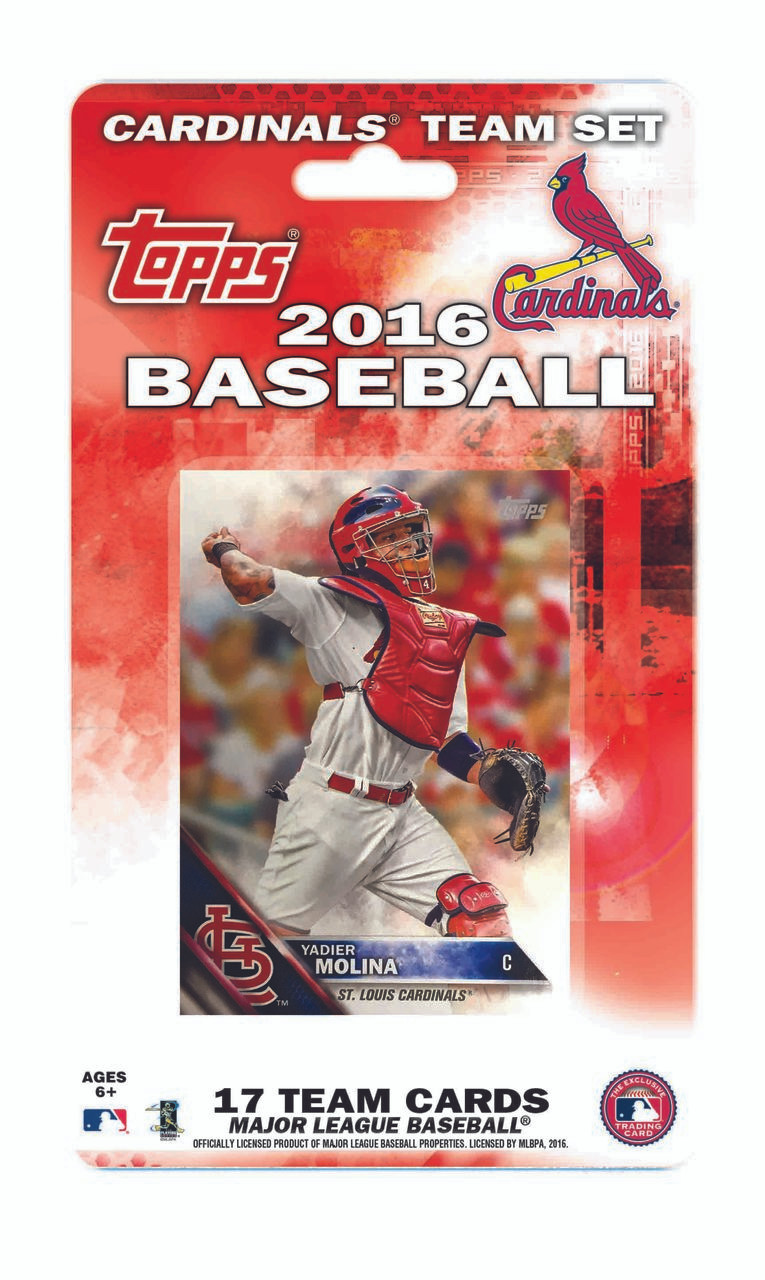 2020 Topps St.Louis Cardinals team set. With 17 cards .