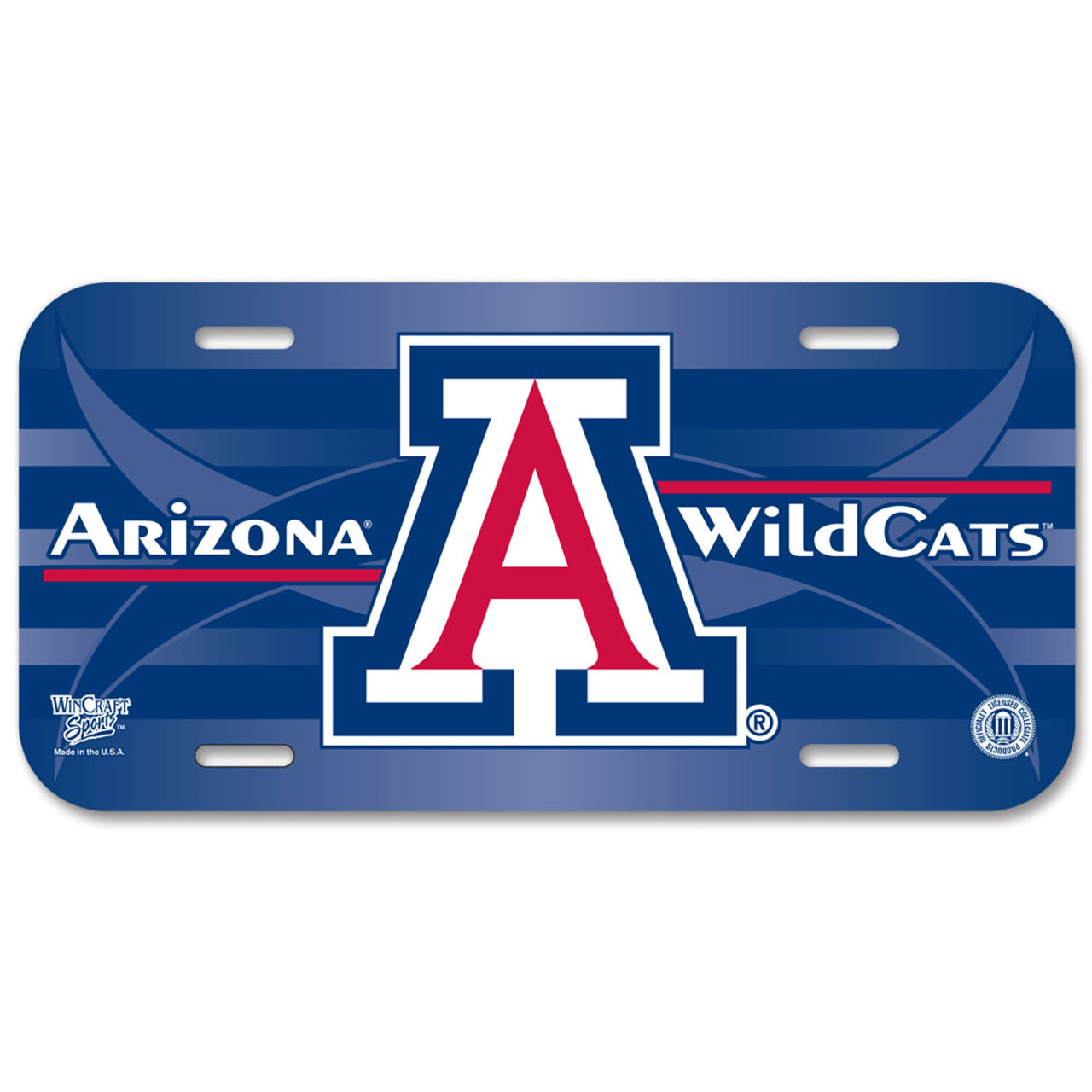 WinCraft Arizona Cardinals Team Logo Plastic License Plate