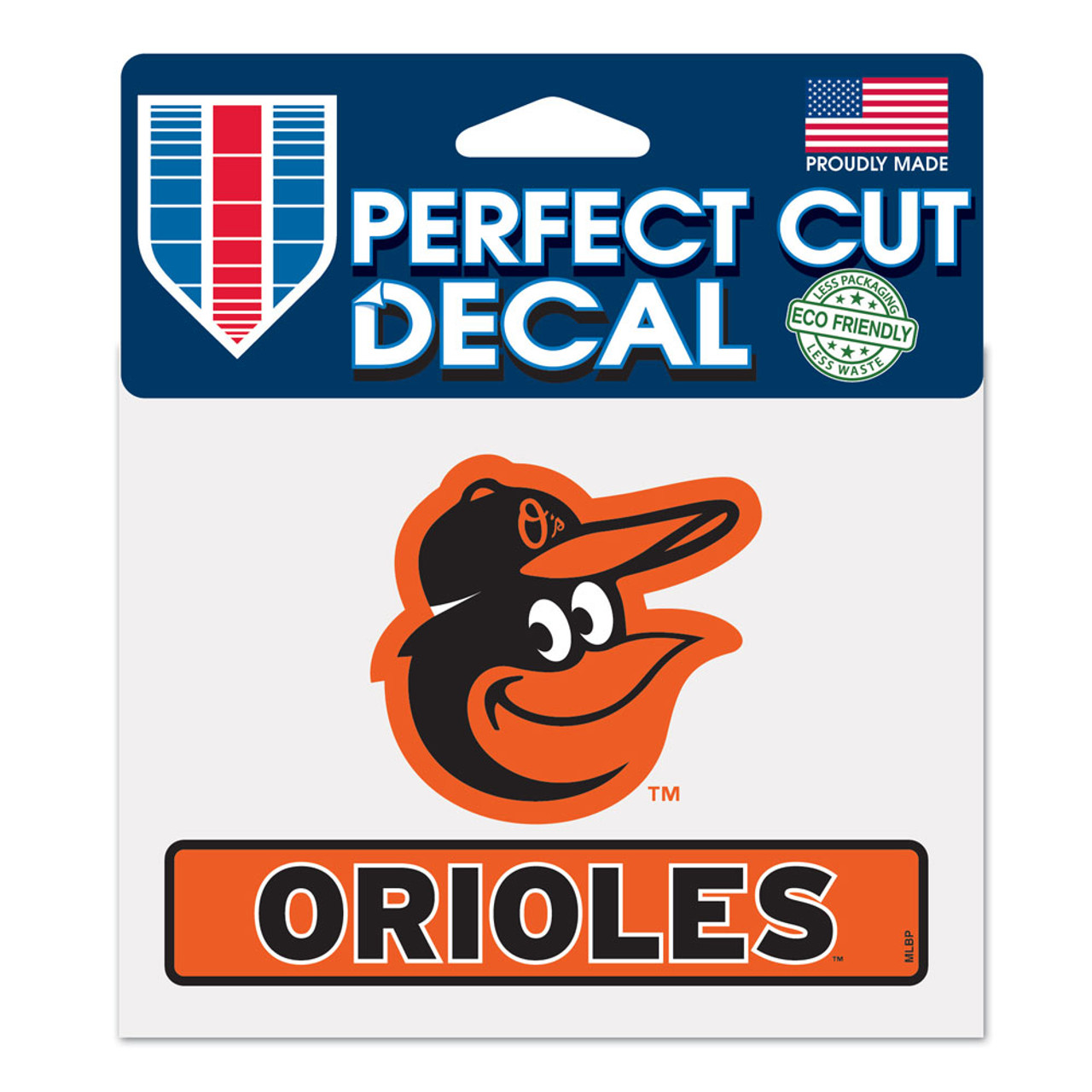 Baltimore Orioles Decal 4.5x5.75 Perfect Cut Color - Special Order