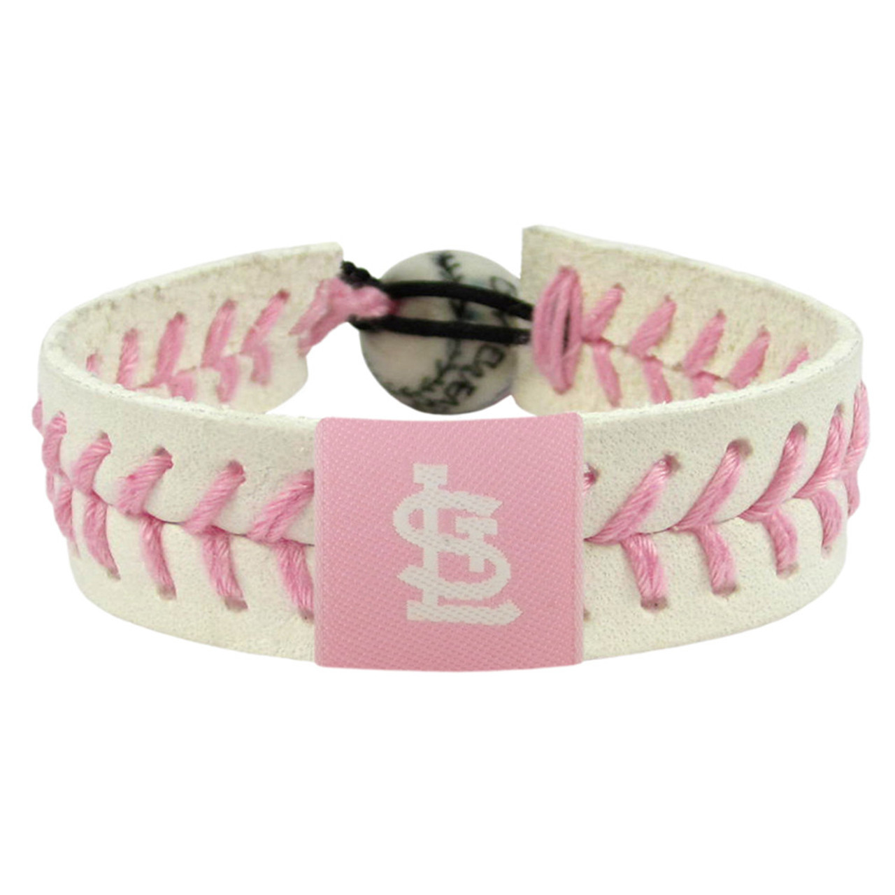 St. Louis Cardinals Bracelet Baseball Pink CO - Caseys Distributing