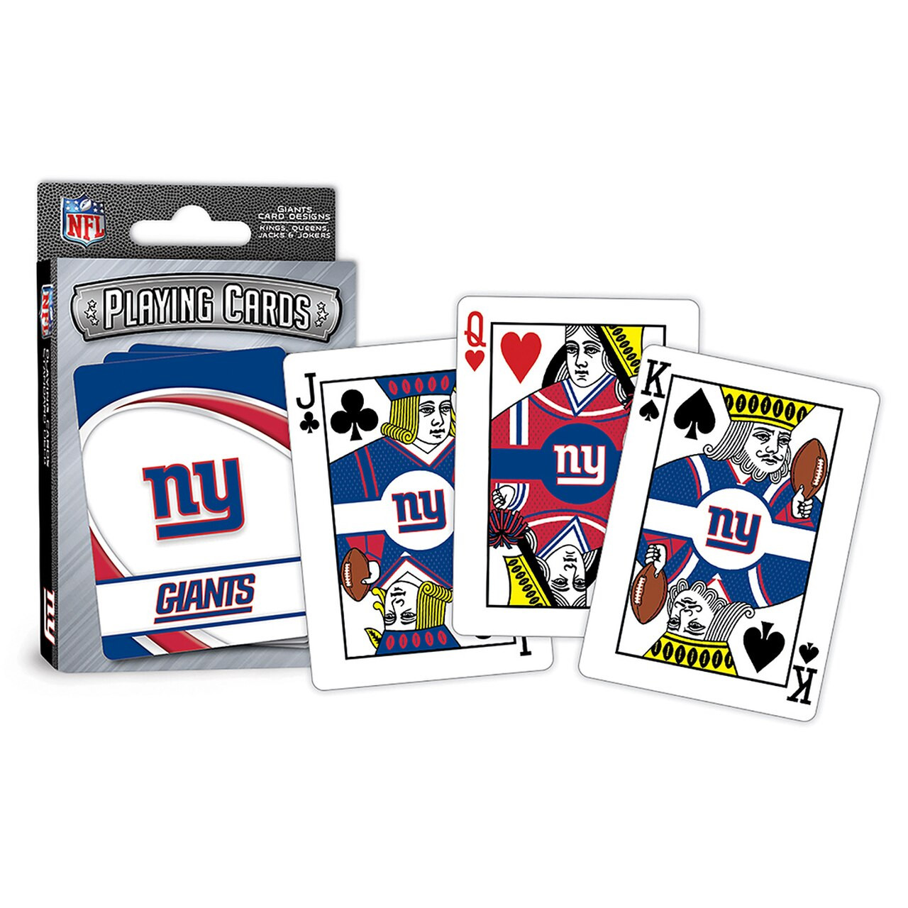 New York Giants Playing Cards Logo - Caseys Distributing