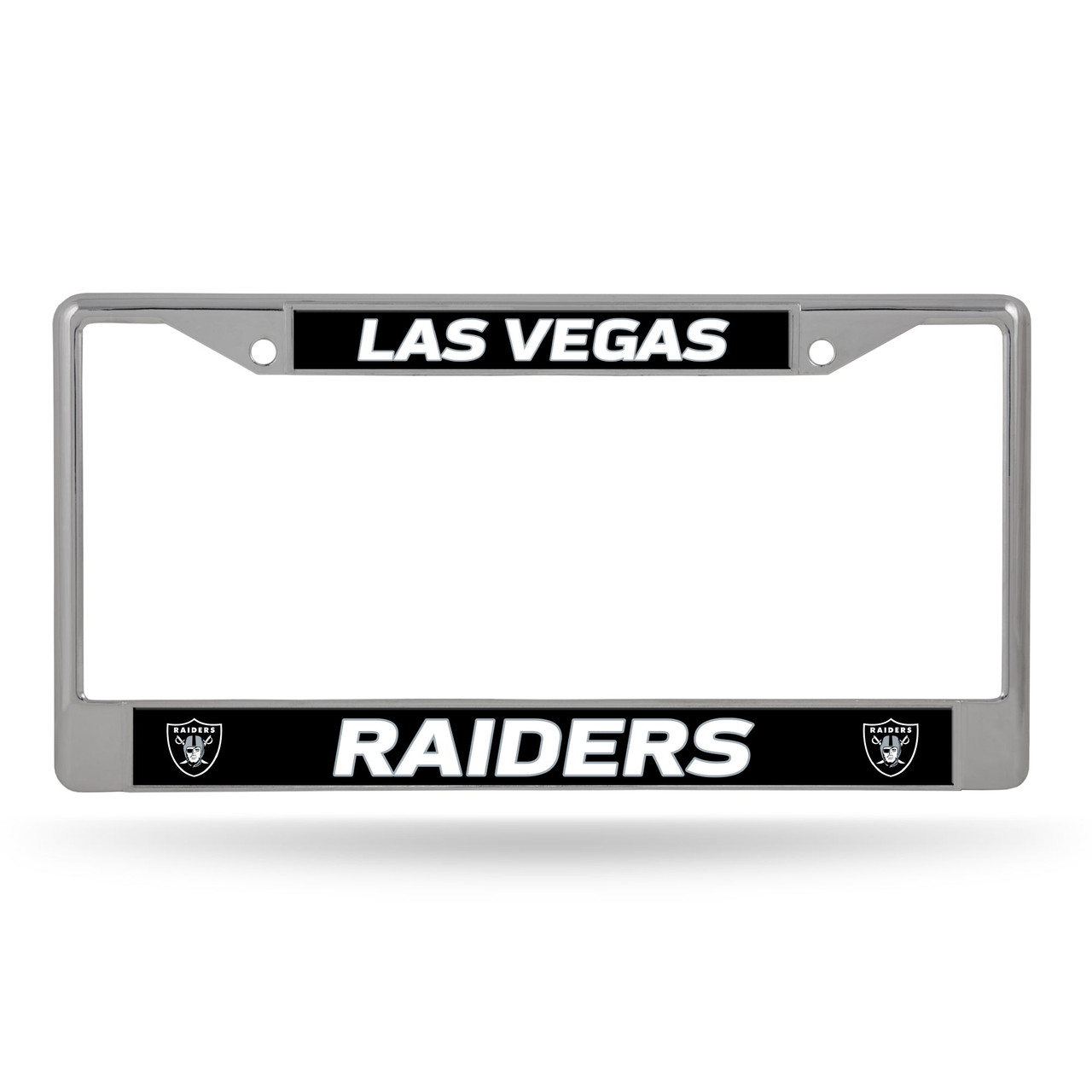 Las Vegas Raiders License Plate Frame Chrome Printed Insert - Caseys  Distributing