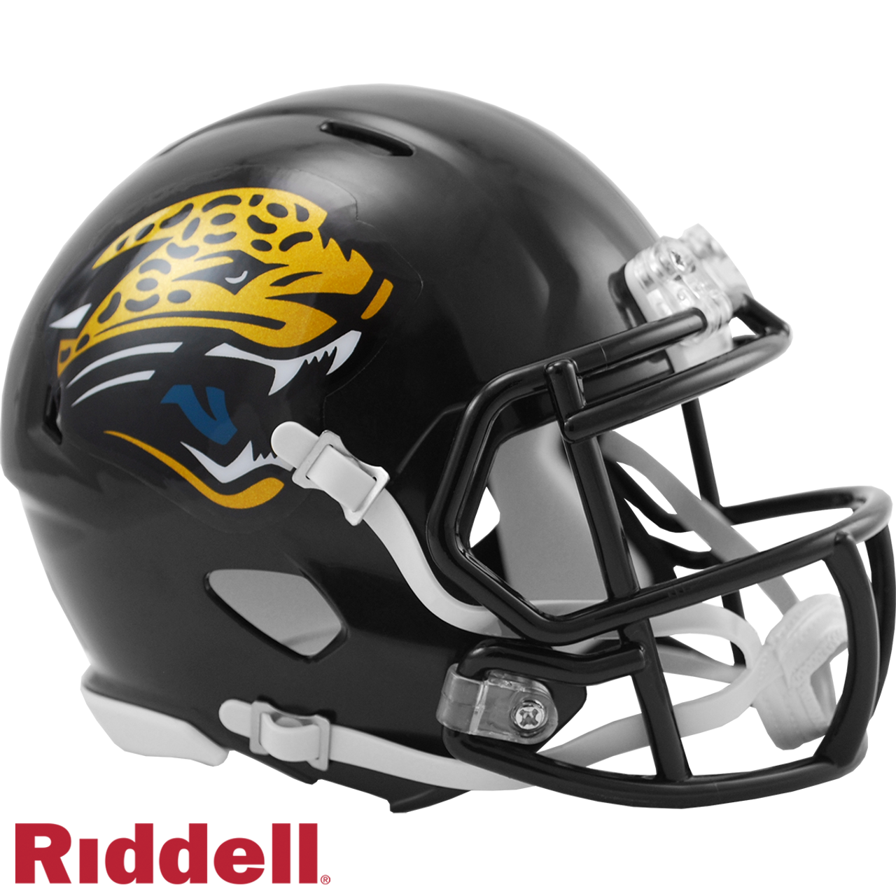 Jacksonville Jaguars Helmet Riddell Replica Mini Speed Style 1995-2012 T/B  - Caseys Distributing