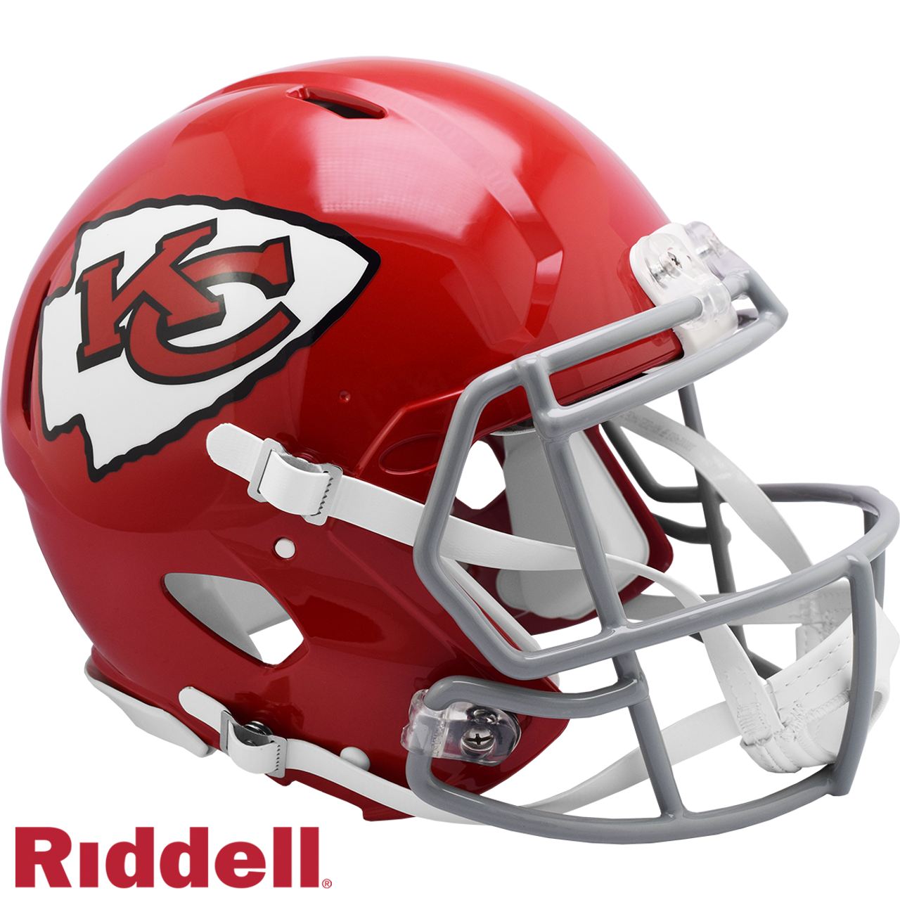 Kansas City Chiefs Helmet Riddell Authentic Full Size Speed Style Eclipse Alternate