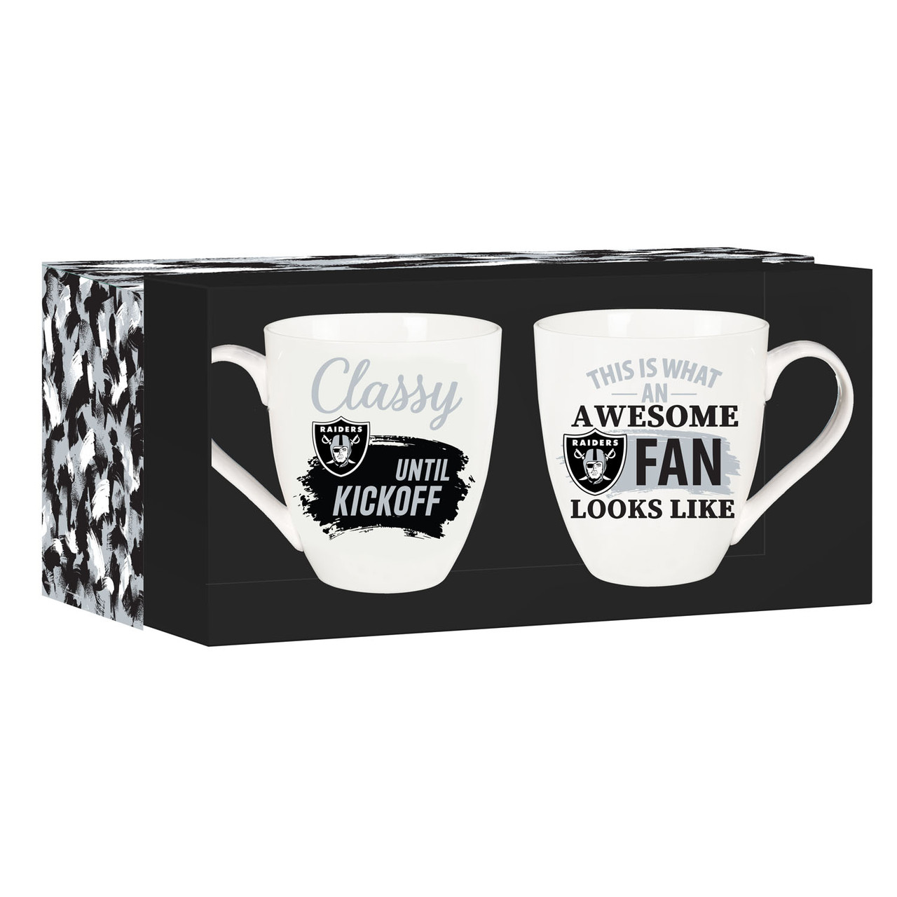 Las Vegas Raiders 14oz. Ceramic Mug with Matching Box