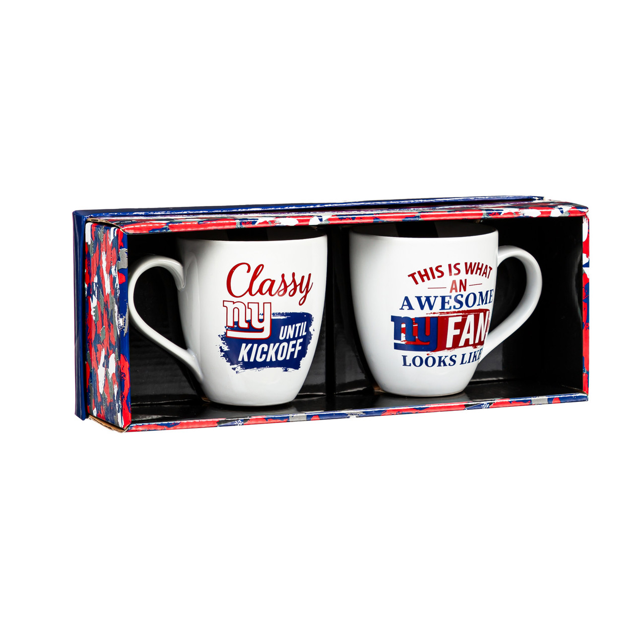Las Vegas Raiders Coffee Mug 17oz Ceramic 2 Piece Set with Gift Box -  Caseys Distributing