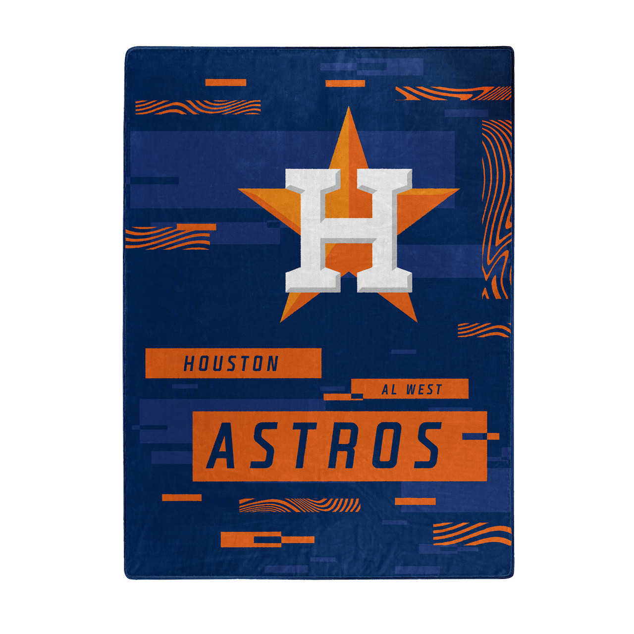 Houston Astros Blanket 60x80 Raschel Digitize Design - Caseys Distributing