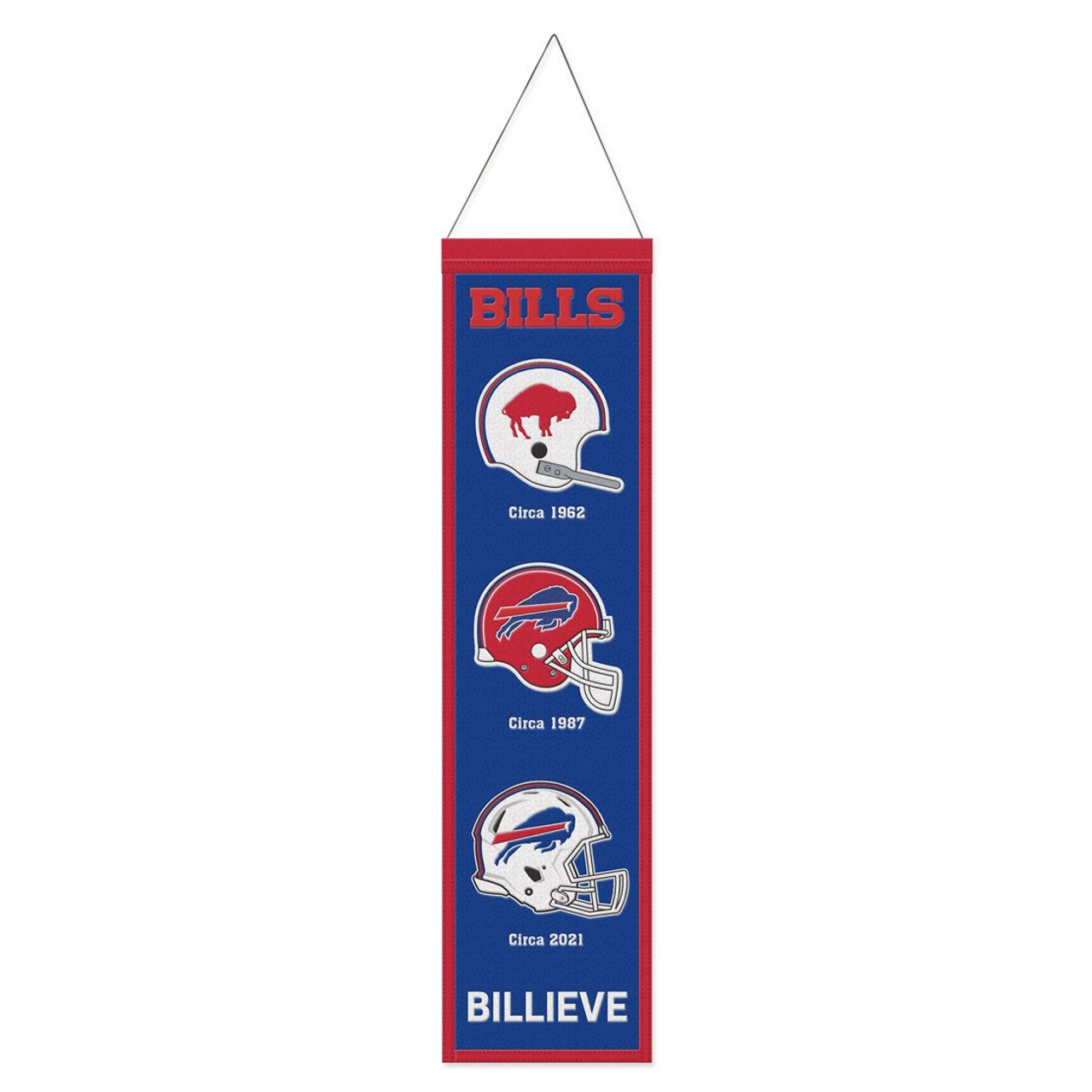 Buffalo Bills Banner Wool 8x32 Heritage Evolution Design - Caseys