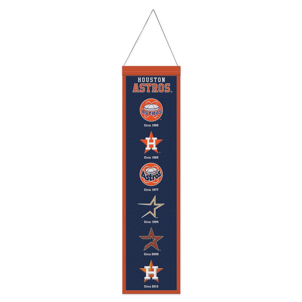 WinCraft Houston Astros Wool Pennant - Orange - 1 Each