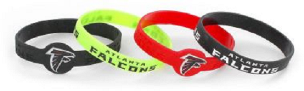 Aminco NFL Buffalo Bills 4-Pack Silicone Bracelets