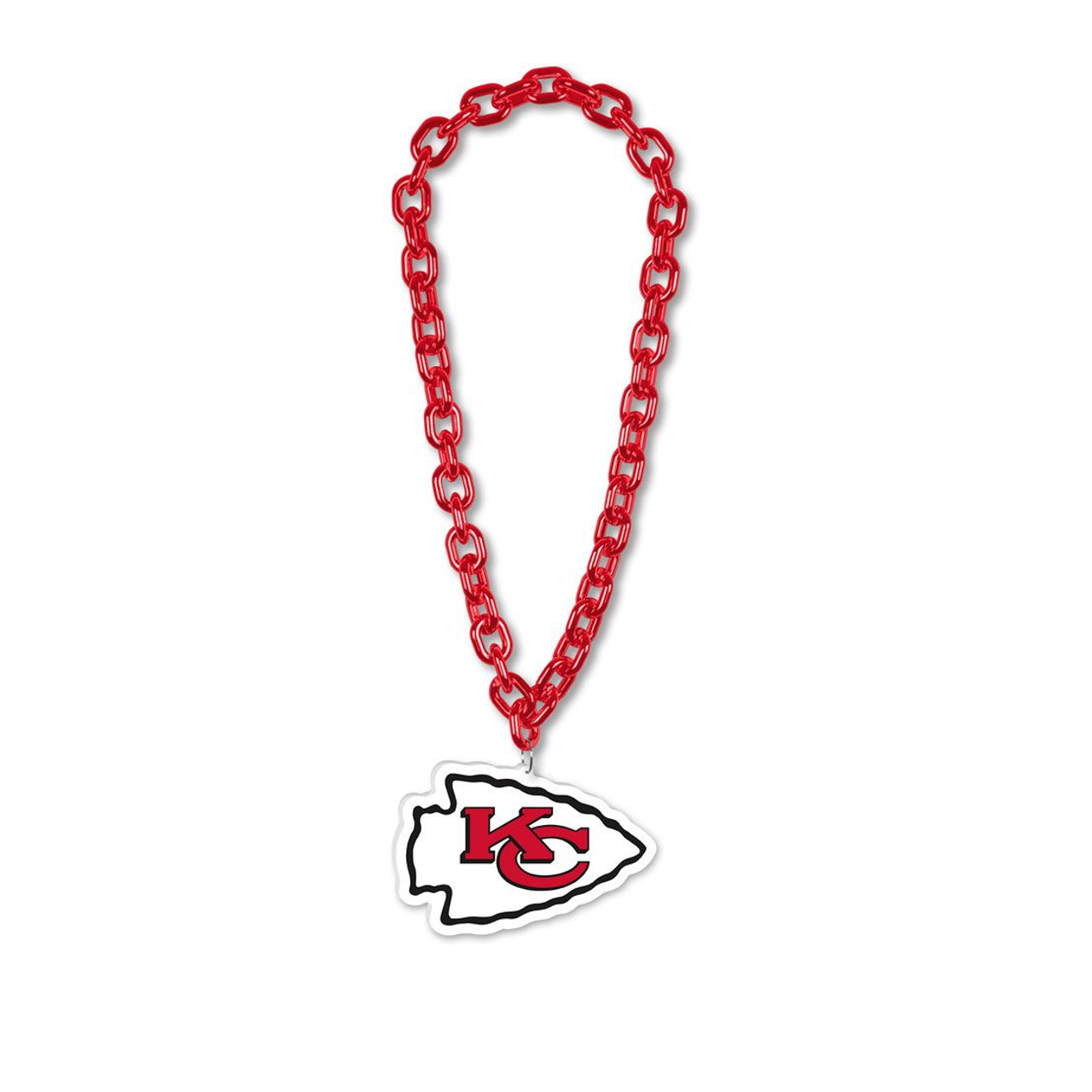 Kansas City Chiefs Forever Womens NFL Infinity-Shaped Pendant Necklace With  Crystals