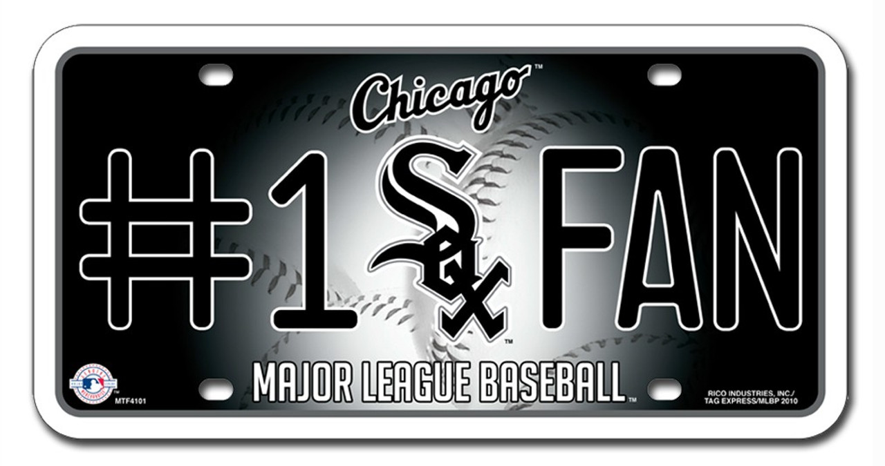 Chicago White Sox Laser-Engraved Wood Stadium Plate