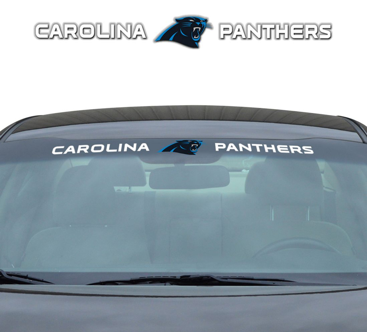 Carolina Panthers Decal 35x4 Windshield - Caseys Distributing