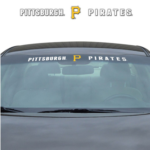 Pittsburgh Pirates Decal 35x4 Windshield - Special Order