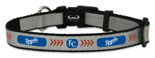 Kansas City Royals Pet Collar Reflective Baseball Size Small CO