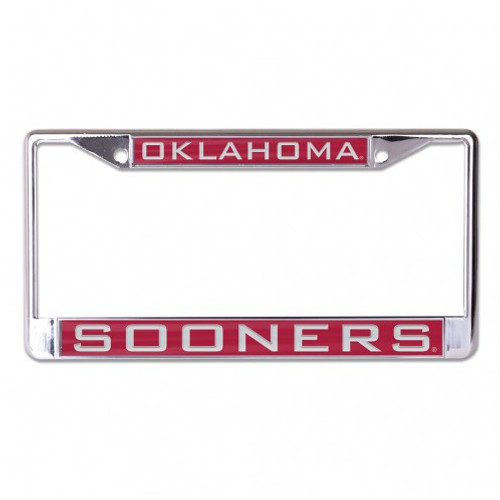 Oklahoma Sooners License Plate Frame - Inlaid - Special Order