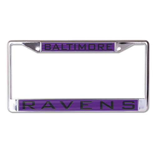 Baltimore Ravens License Plate Frame - Inlaid - Special Order