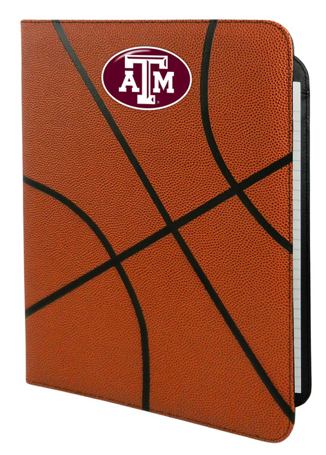 Texas A&M Aggies Classic Basketball Portfolio - 8.5 in x 11 in