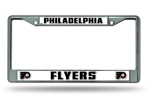 Philadelphia Flyers License Plate Frame Chrome