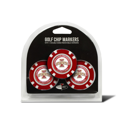 Iowa State Cyclones Golf Chip with Marker 3 Pack - Special Order
