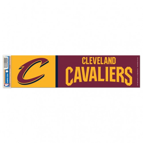 Cleveland Cavaliers Decal 3x12 Bumper Strip Style