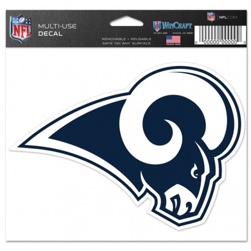 Los Angeles Rams Decal 5x6 Multi Use Color - Special Order