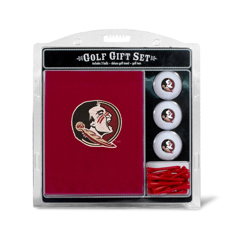 Florida State Seminoles Golf Gift Set with Embroidered Towel - Special Order