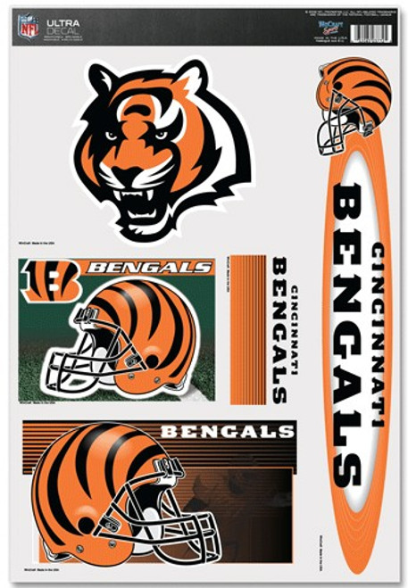 Cincinnati Bengals Decal 11x17 Multi Use