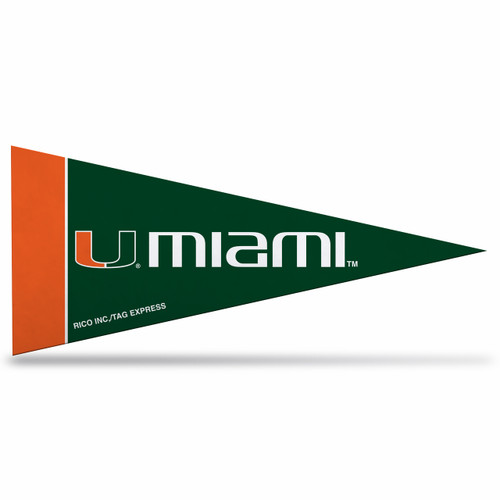 Miami Hurricanes Pennant Set Mini 8 Piece