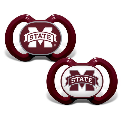 Mississippi State Bulldogs Pacifier 2 Pack - Special Order