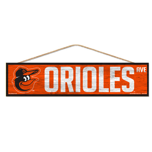 Baltimore Orioles Sign 4x17 Wood Avenue Design - Special Order