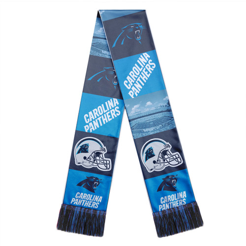 Carolina Panthers Scarf Printed Bar Design