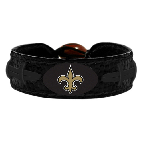 New Orleans Saints Bracelet Tonal Black Team Color Football CO