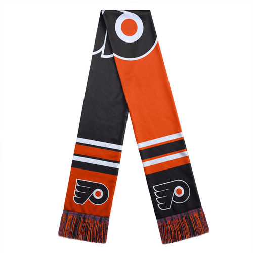 Philadelphia Flyers Scarf Colorblock Big Logo Design