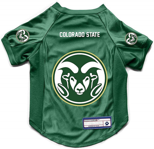 Colorado State Rams Pet Jersey Stretch Size XL - Special Order