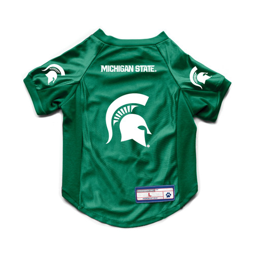 Michigan State Spartans Pet Jersey Stretch Size XS - Special Order