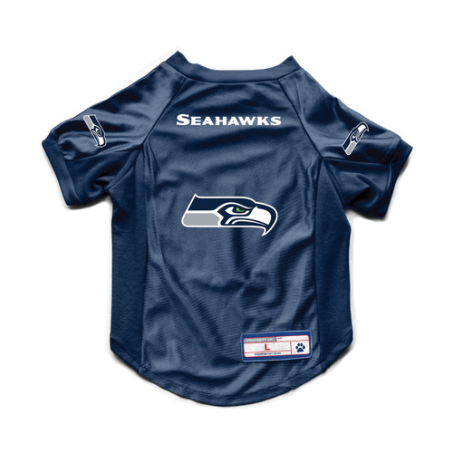 Seattle Seahawks Pet Jersey Stretch Size S - Special Order