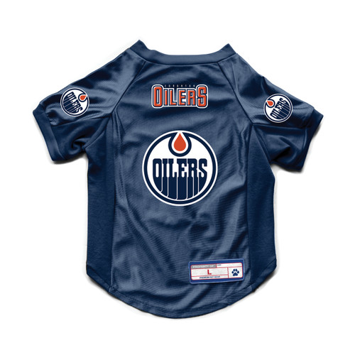 Edmonton Oilers Pet Jersey Stretch Size XS - Special Order