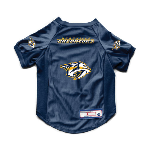 Nashville Predators Pet Jersey Stretch Size Big Dog - Special Order