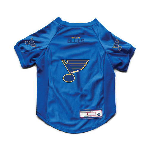 St. Louis Blues Pet Jersey Stretch Size S - Special Order