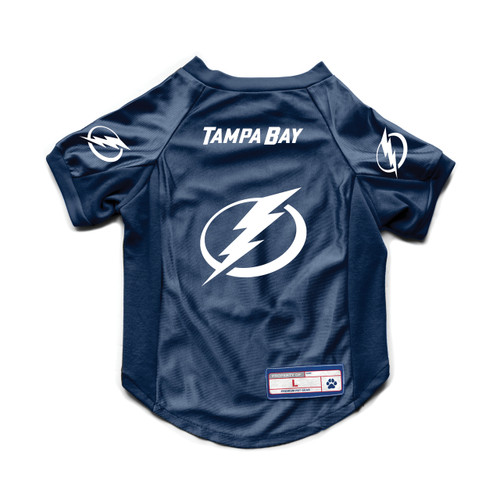 Tampa Bay Lightning Pet Jersey Stretch Size M - Special Order