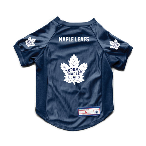 Toronto Maple Leafs Pet Jersey Stretch Size L - Special Order