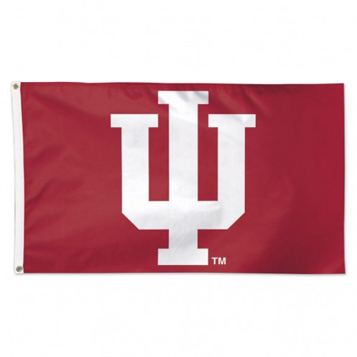 Indiana Hoosiers Flag 3x5 Deluxe Style - Special Order
