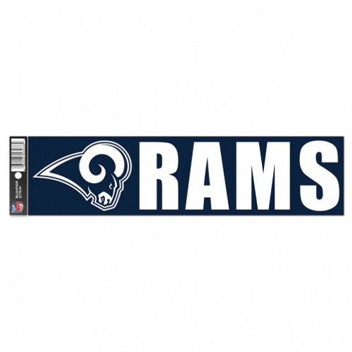 Los Angeles Rams Decal 3x12 Bumper Strip Style - Special Order