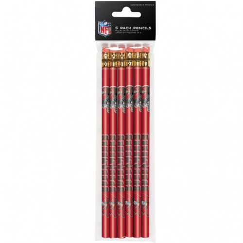 Tampa Bay Buccaneers Pencil 6 Pack - Special Order