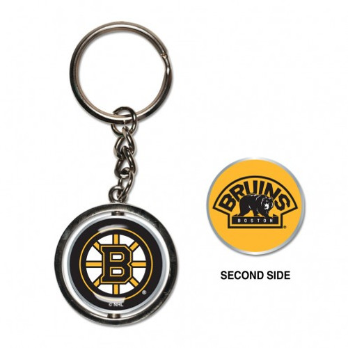 Boston Bruins Key Ring Spinner Style