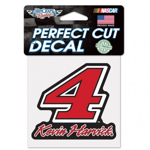 Nascar Kevin Harvick Decal 4x4 Perfect Cut Color - Special Order