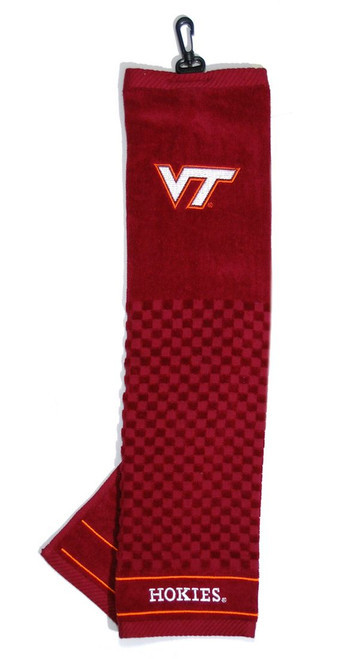 Virginia Tech Hokies Golf Towel 16x22 Embroidered - Special Order