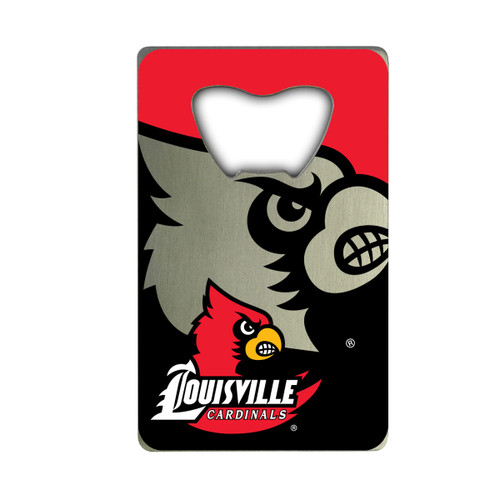 Louisville Cardinals Bottle Opener Credit Card Style - Special Order